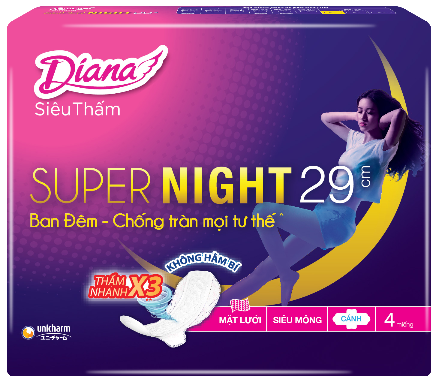 Diana Supernight Siêu Ban Đêm 29cm